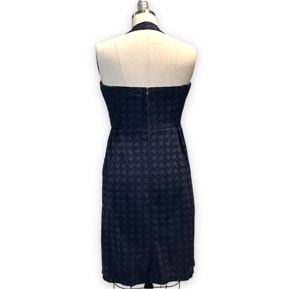 Anthropologie by Girls from Savoy Eyelet Branch Halter A Line Dress size 6 - Picture 6 of 16